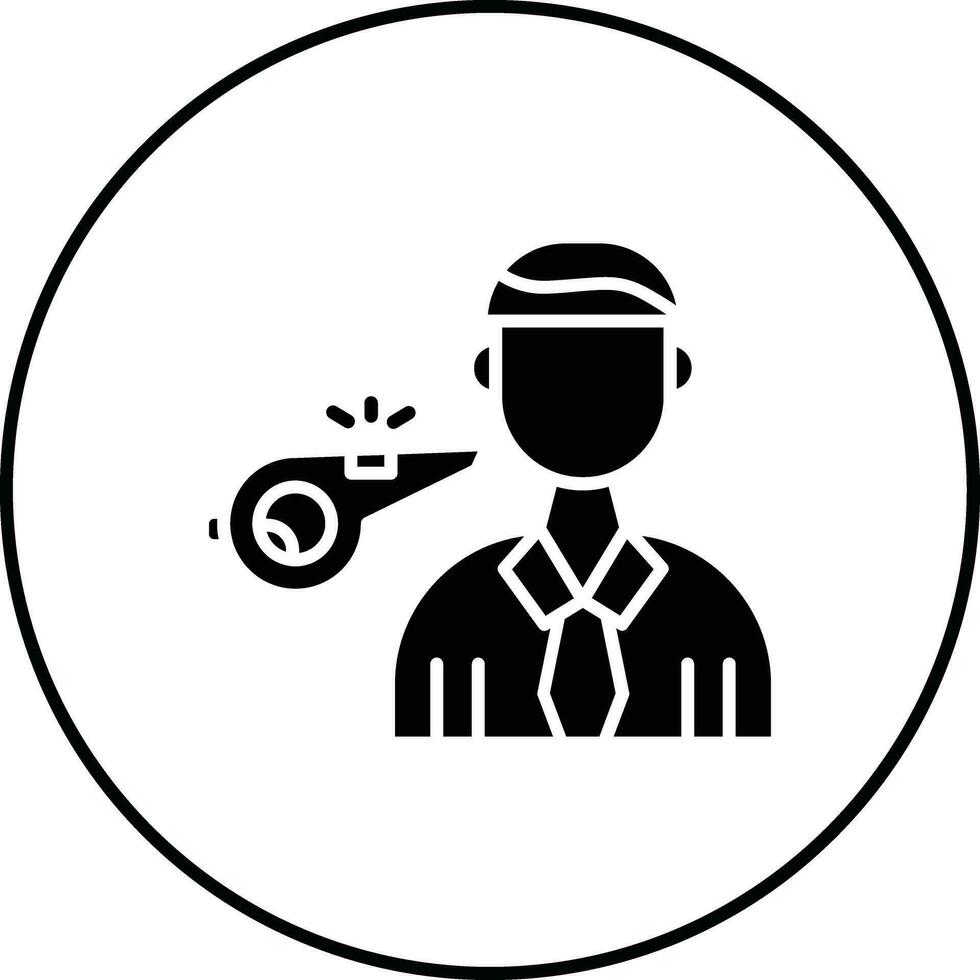Referee Vector Icon