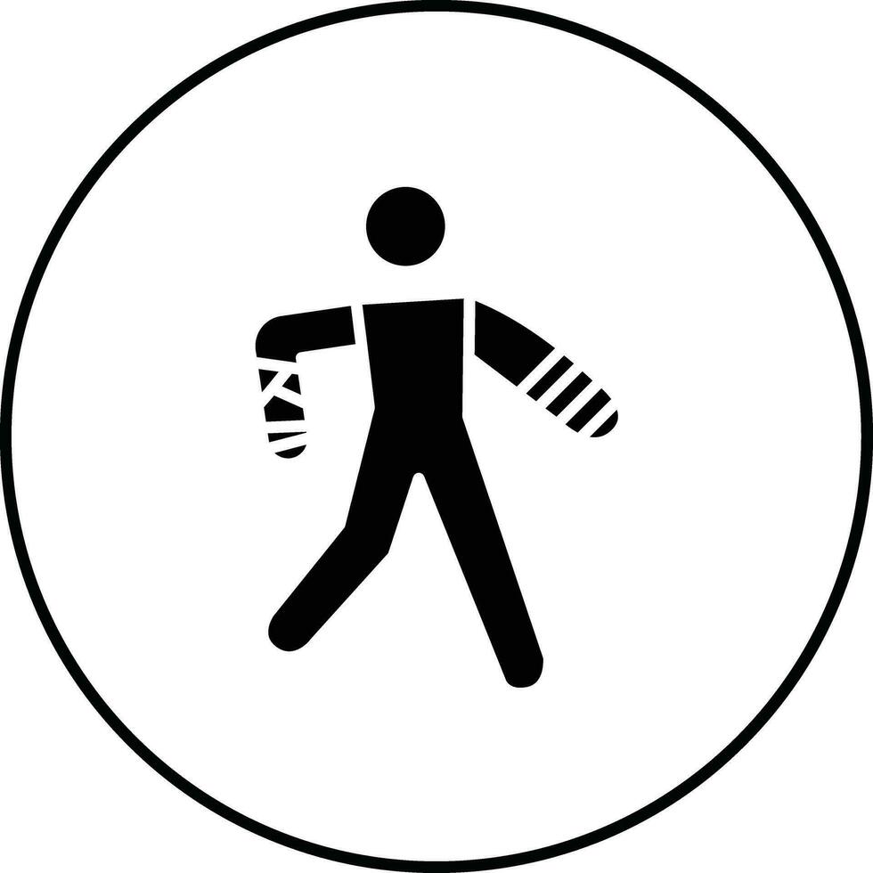 Broken Arm Vector Icon