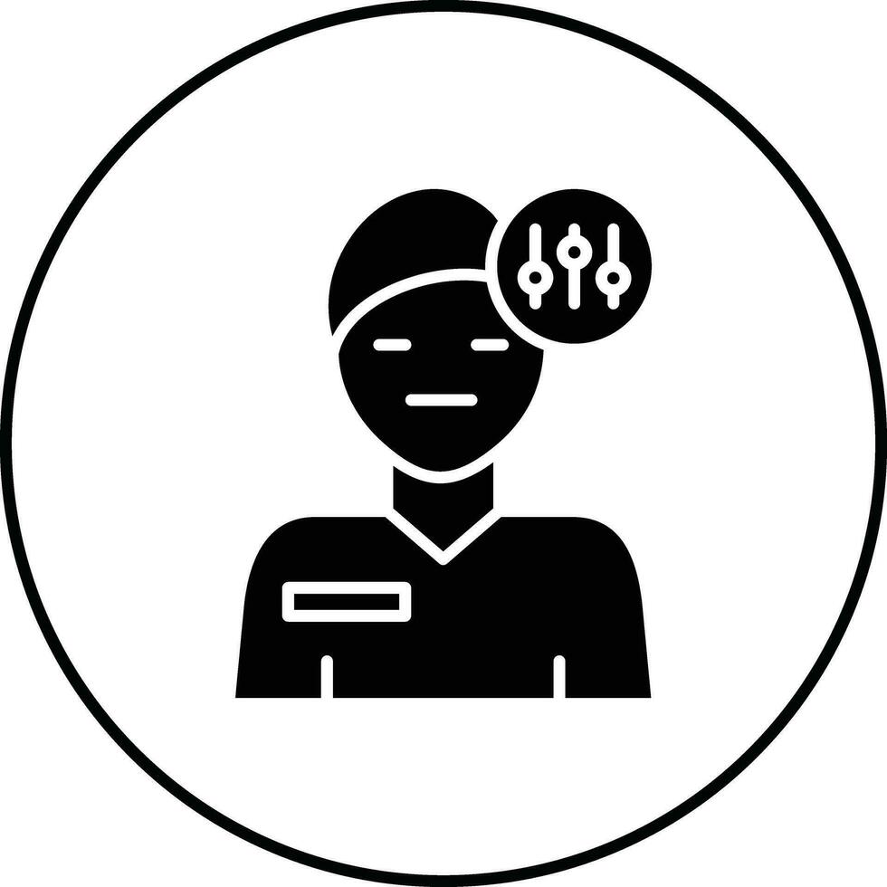 Self Control Vector Icon