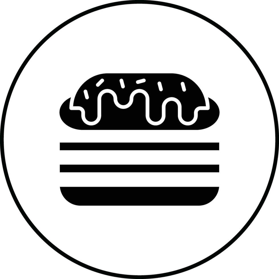 Cuban Sandwich Vector Icon