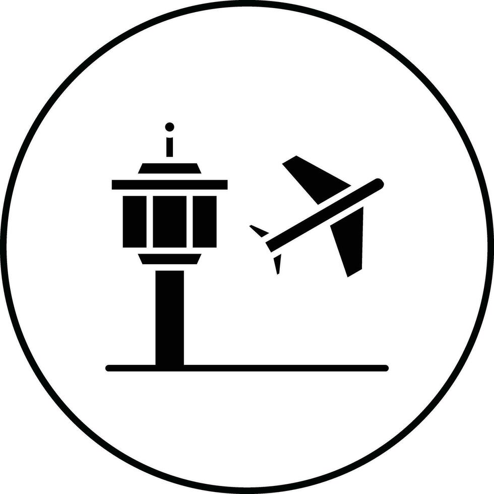 icono de vector de aeropuerto