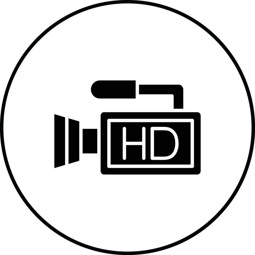 hd película vector icono