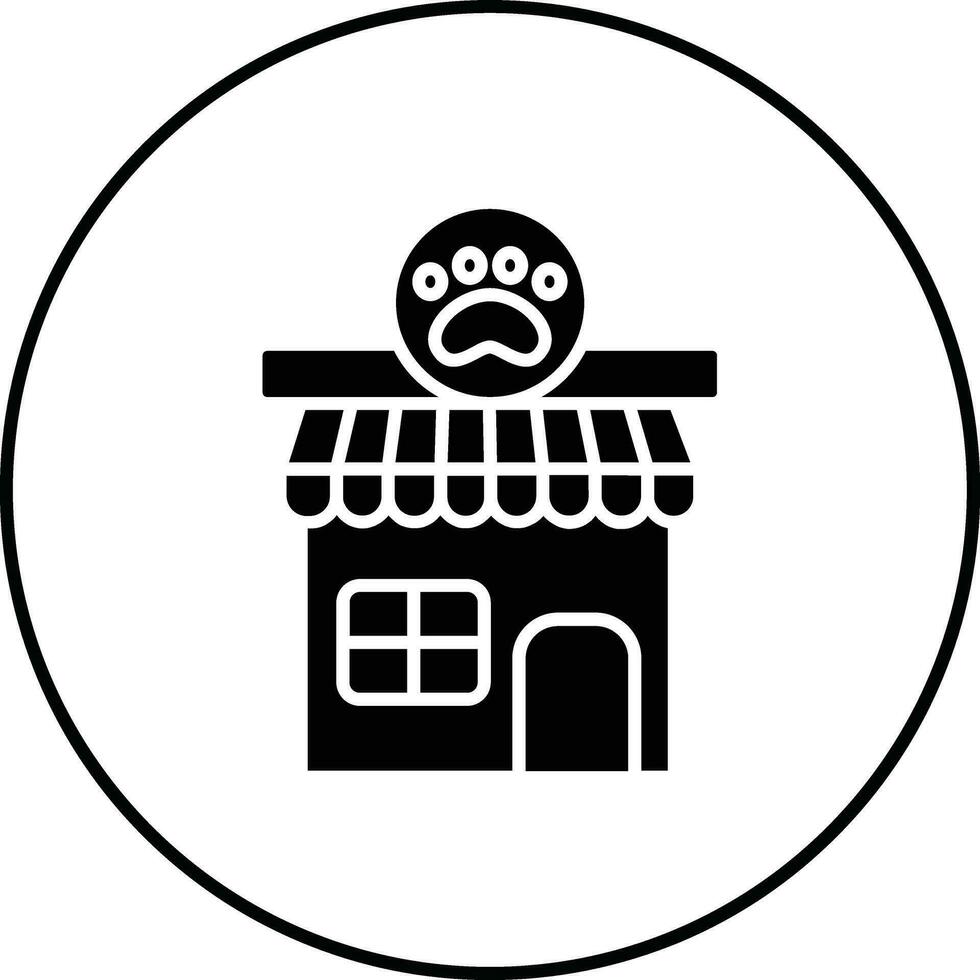 Pet Shop Vector Icon