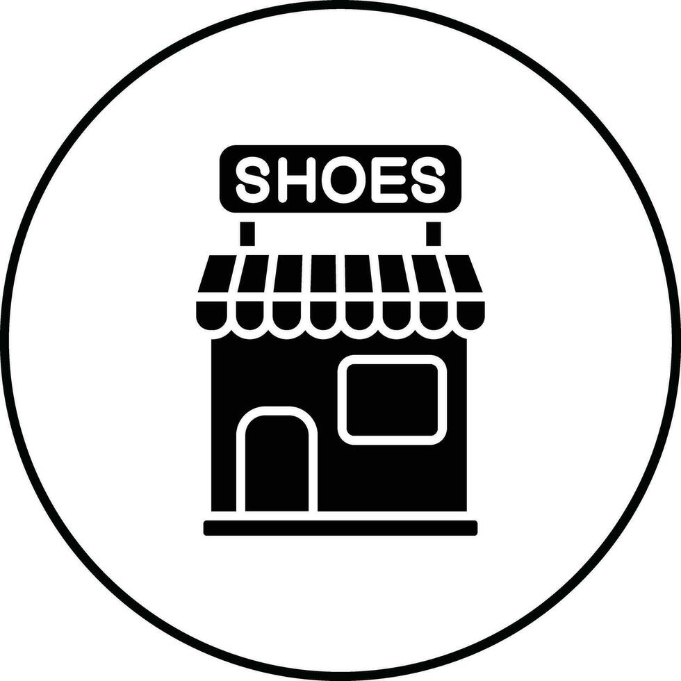 Shoe Shop Vector Icon