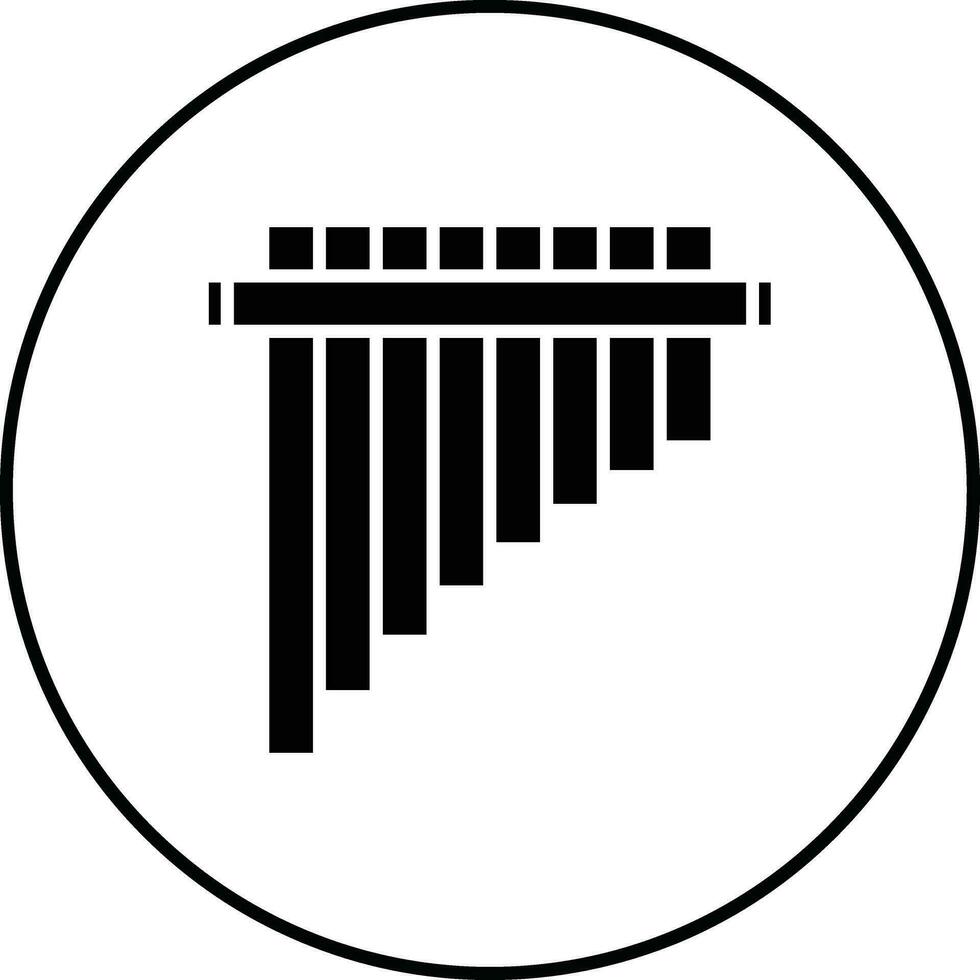 Pan Flute Vector Icon