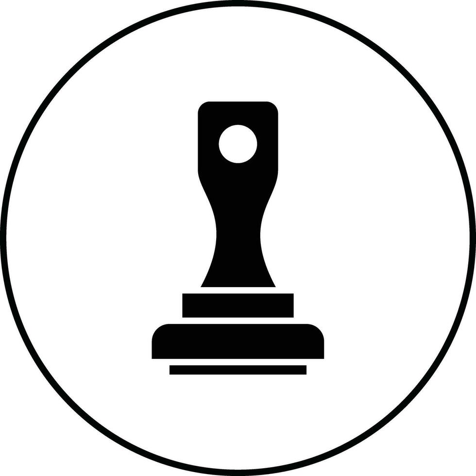 icono de vector de sello