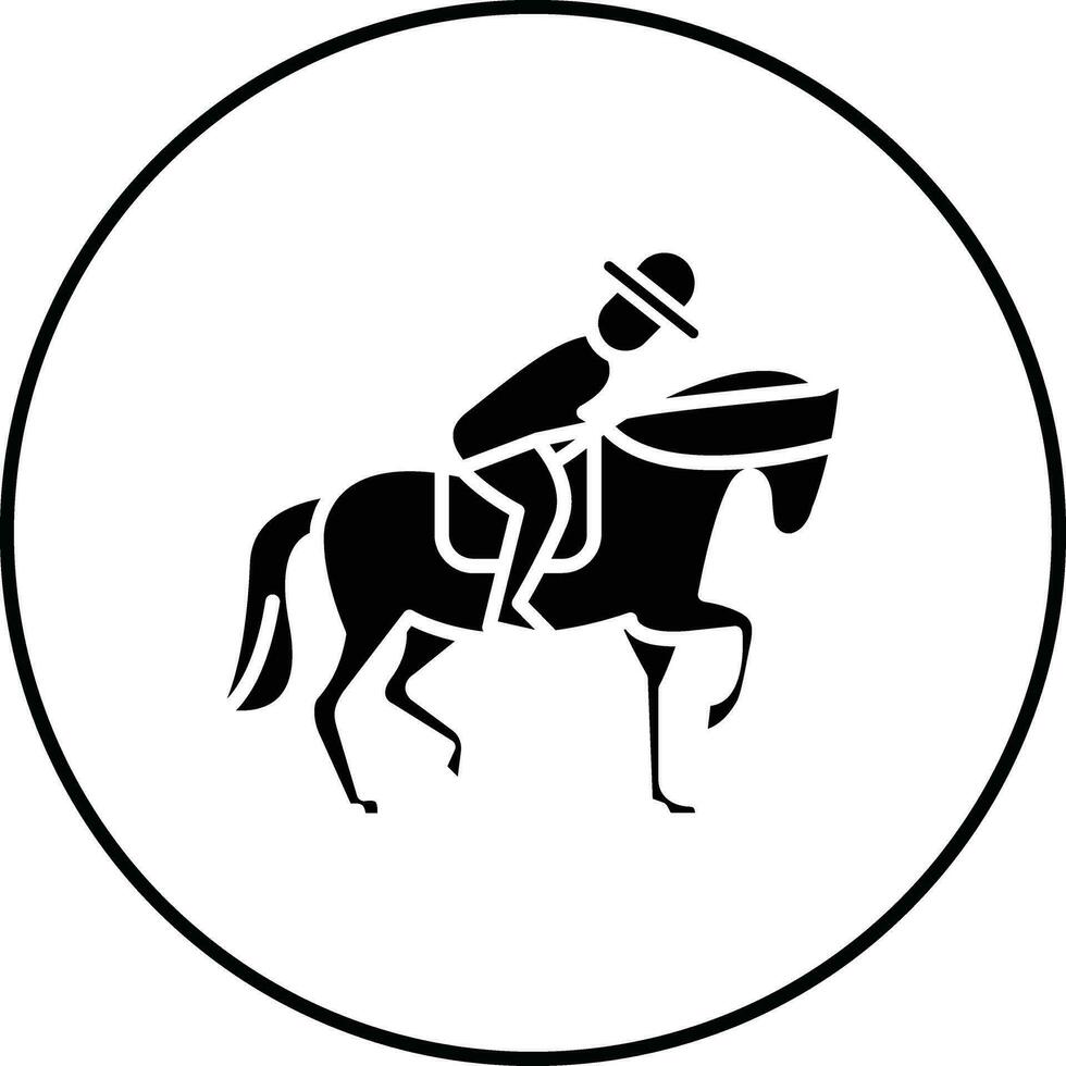Horse Rider Vector Icon 31561231 Vector Art at Vecteezy