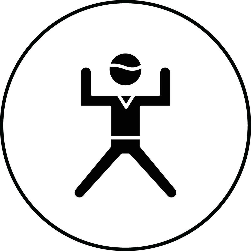Person Exercising Vector Icon