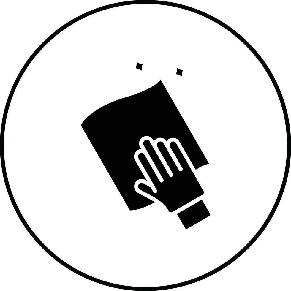 Wipe with Hand Vector Icon