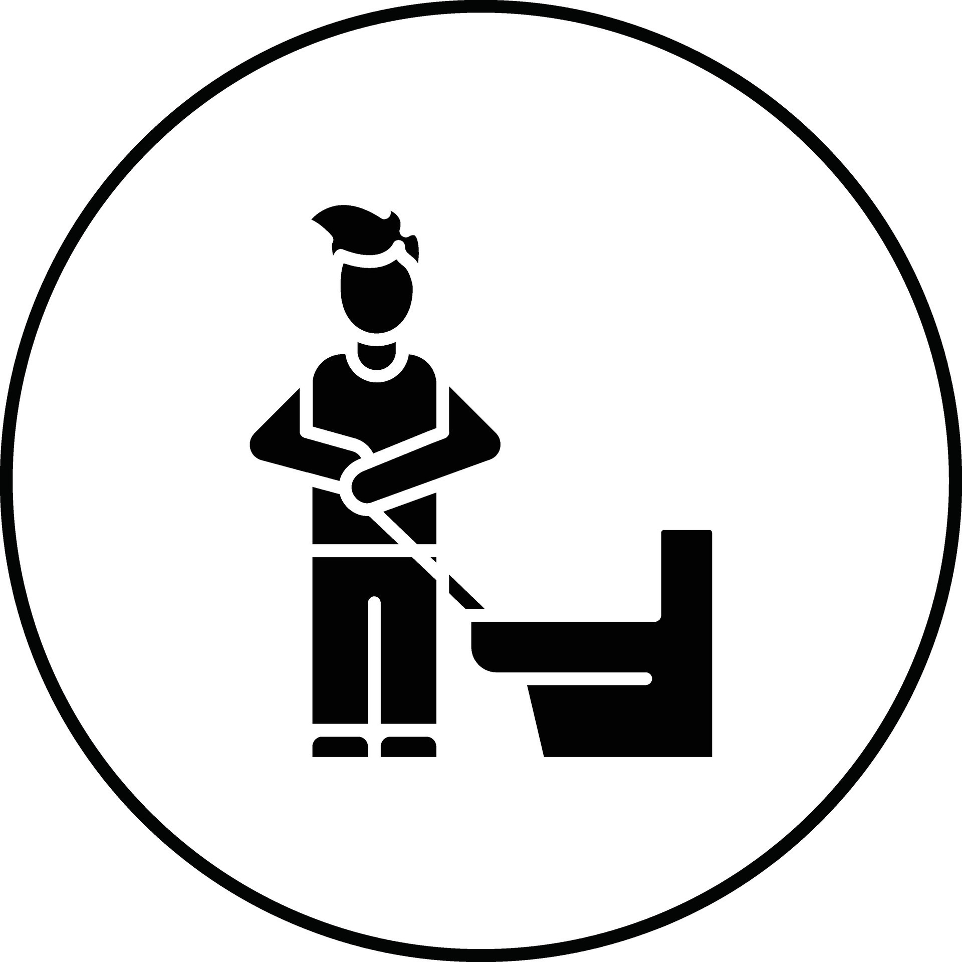 Man Cleaning Bathroom Vector Icon 31561281 Vector Art at Vecteezy