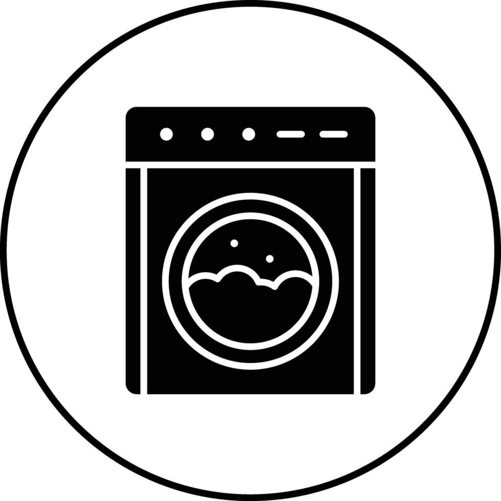 Laundry Machine Vector Icon