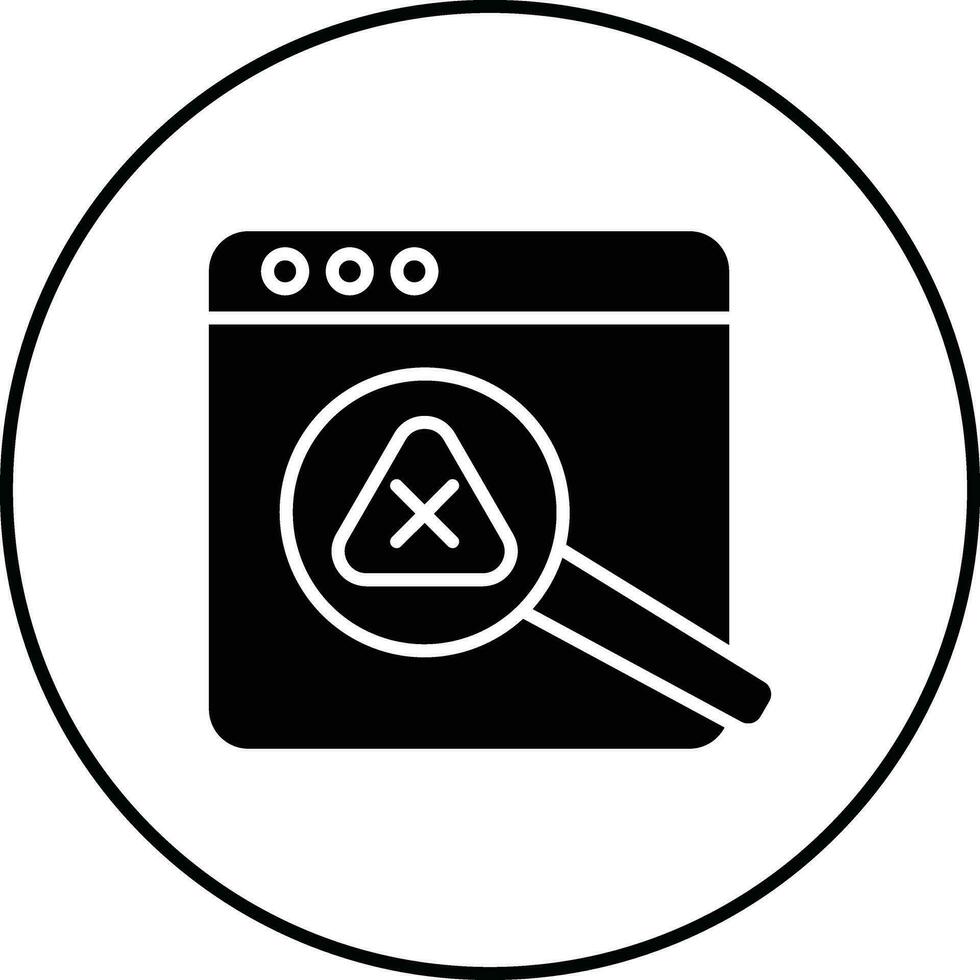 Not Found Error Vector Icon