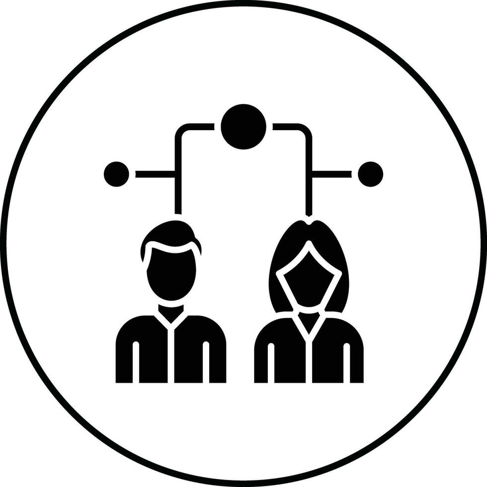 User Connection Vector Icon