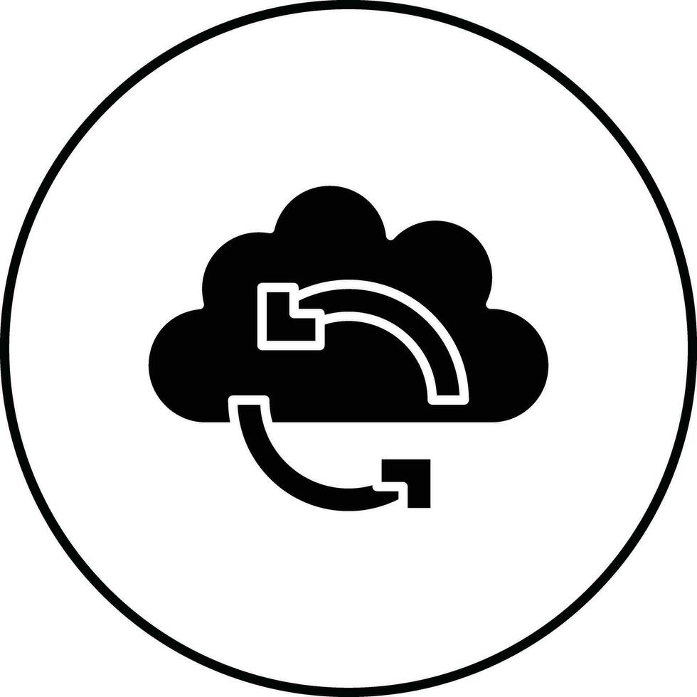 Cloud Sync Vector Icon