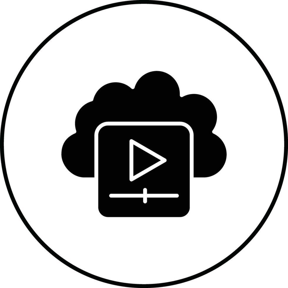 Cloud Videos Vector Icon