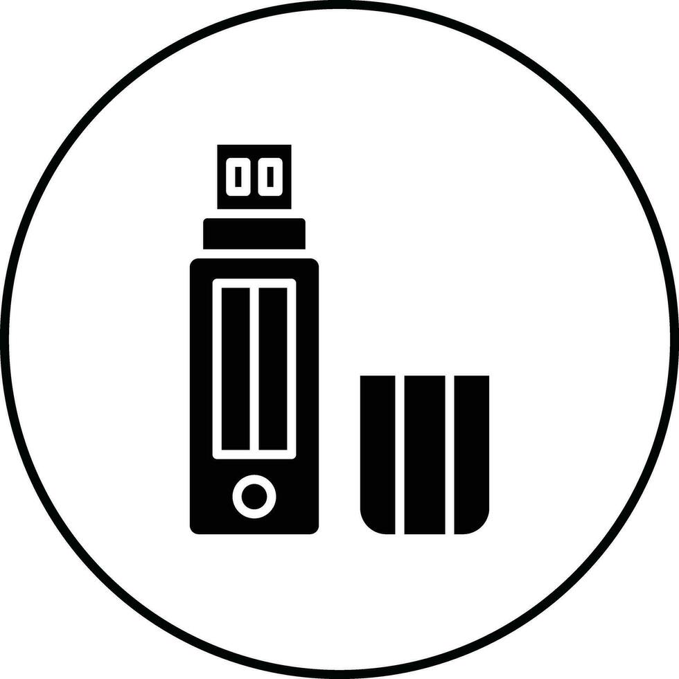 icono de vector de usb