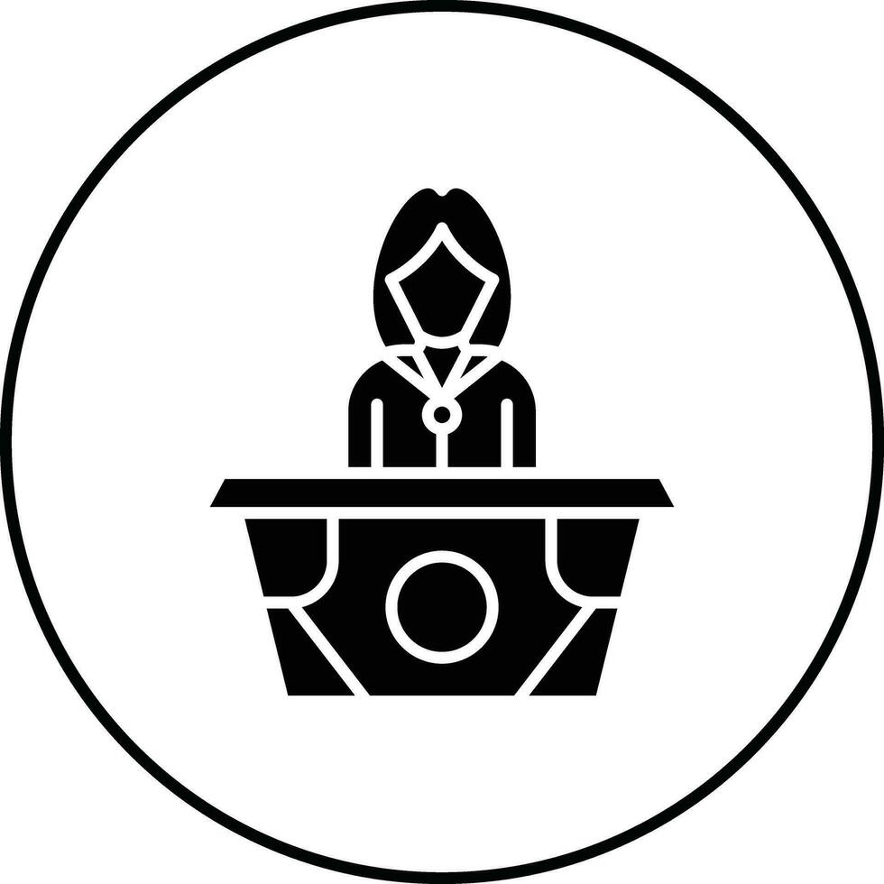 Reception Vector Icon