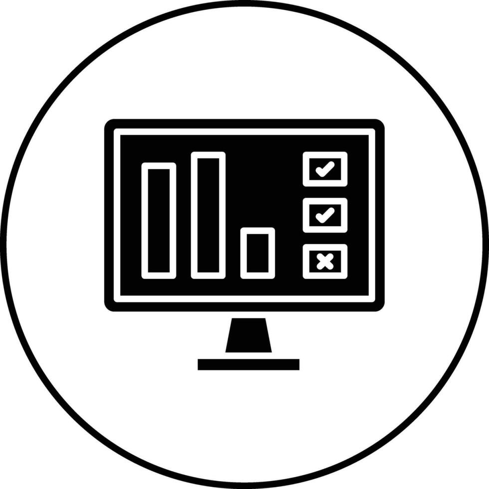 Online Report Vector Icon