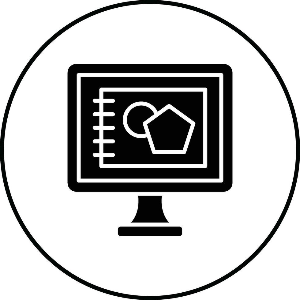 Digital Sketch Vector Icon