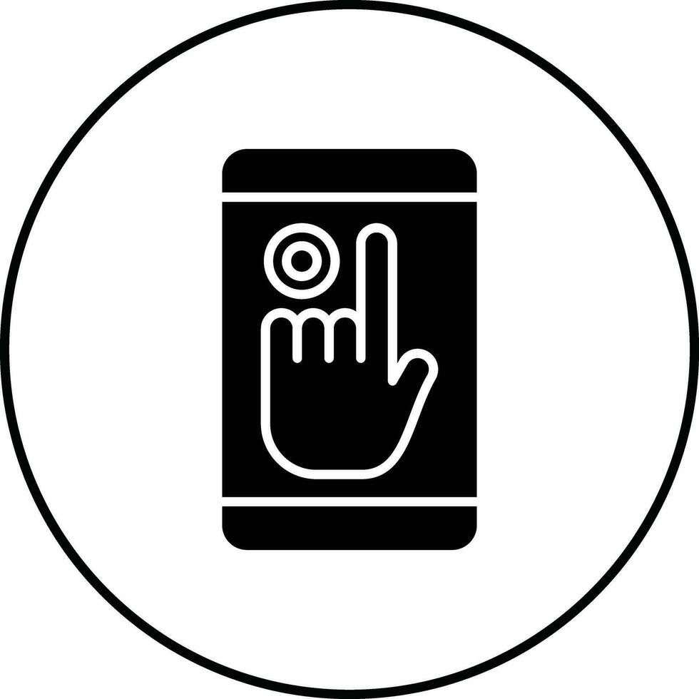 Touch Screen Vector Icon