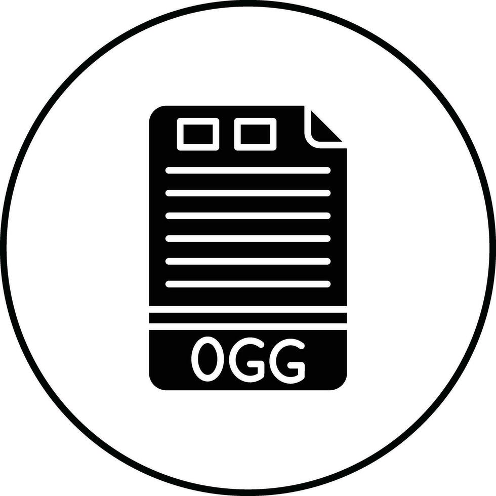 OGG Vector Icon