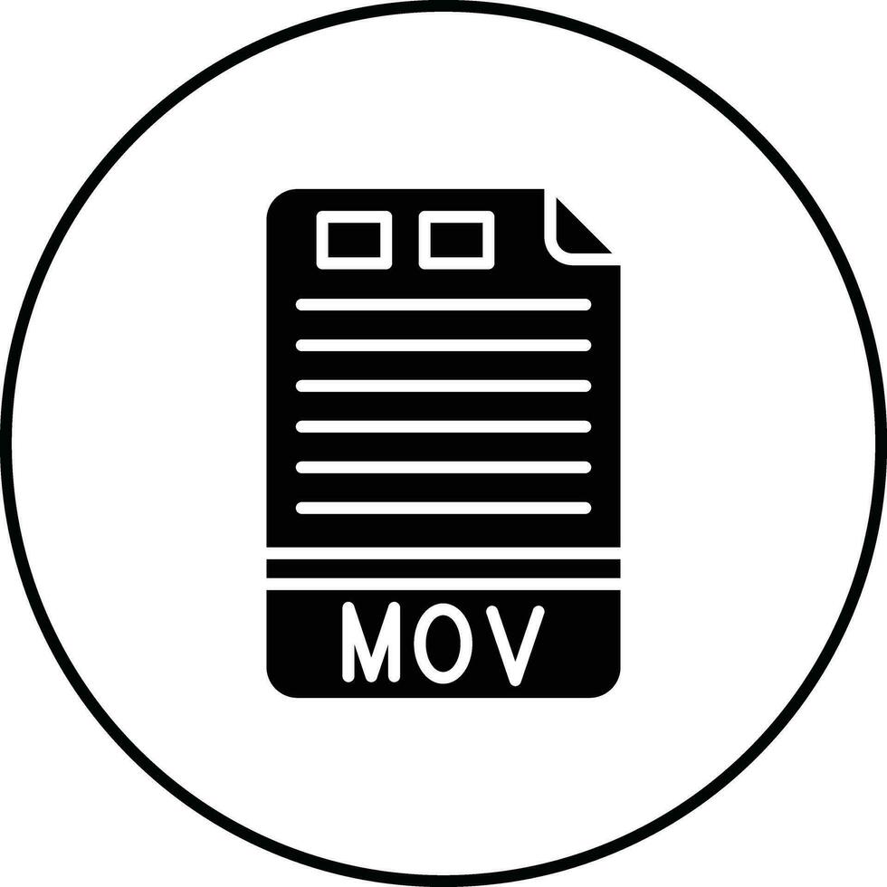 MOV Vector Icon