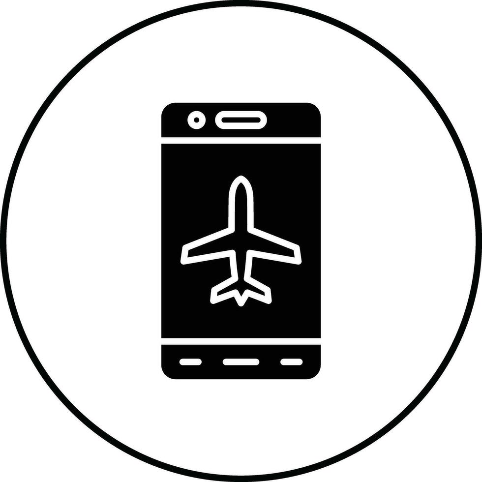 Mobile Airplane Mode Vector Icon