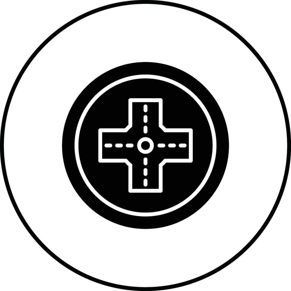Intersection Vector Icon