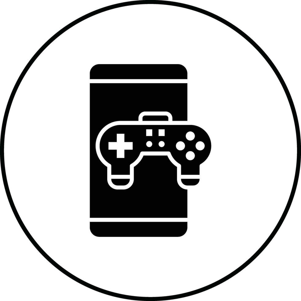 Mobile Gaming Vector Icon