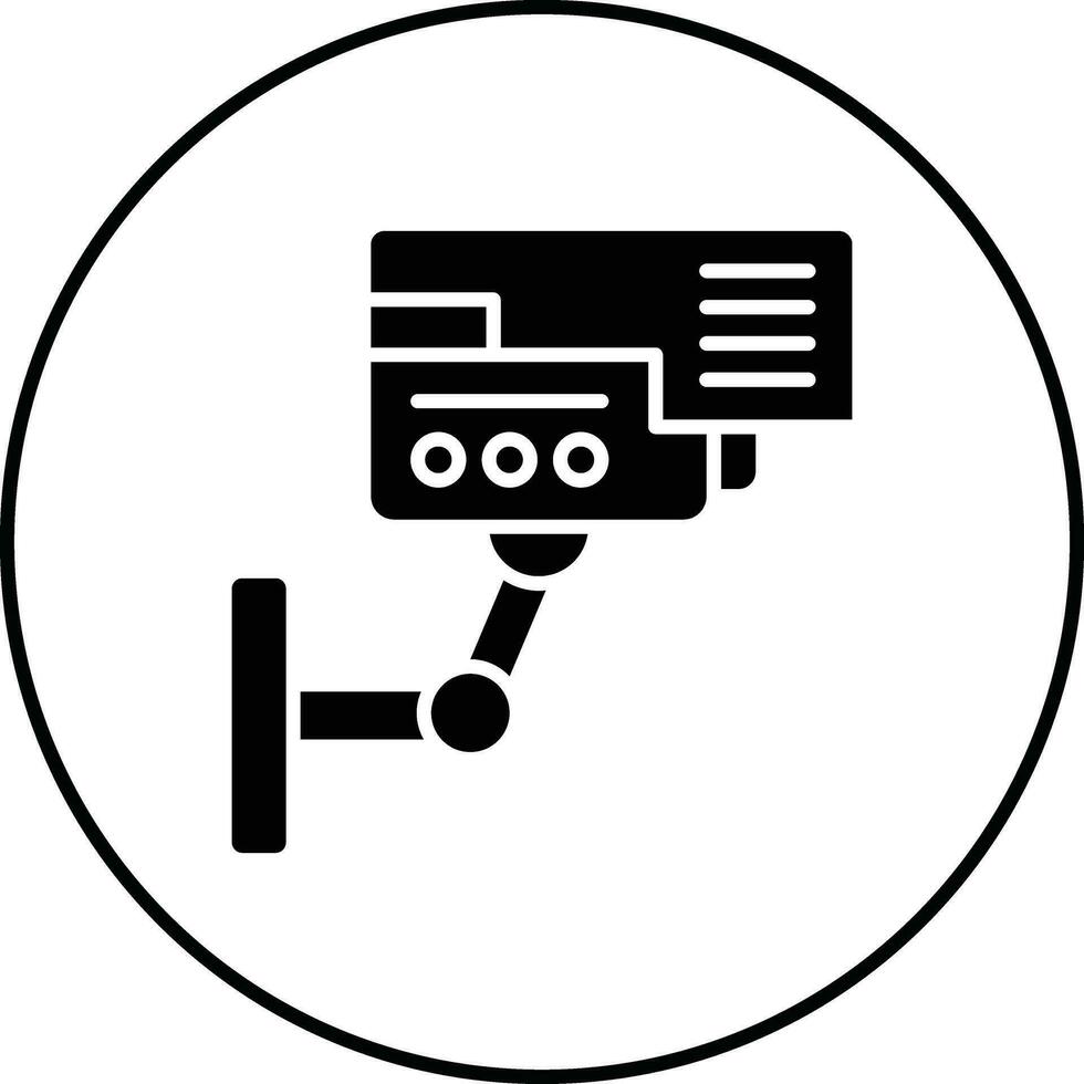 icono de vector de cctv