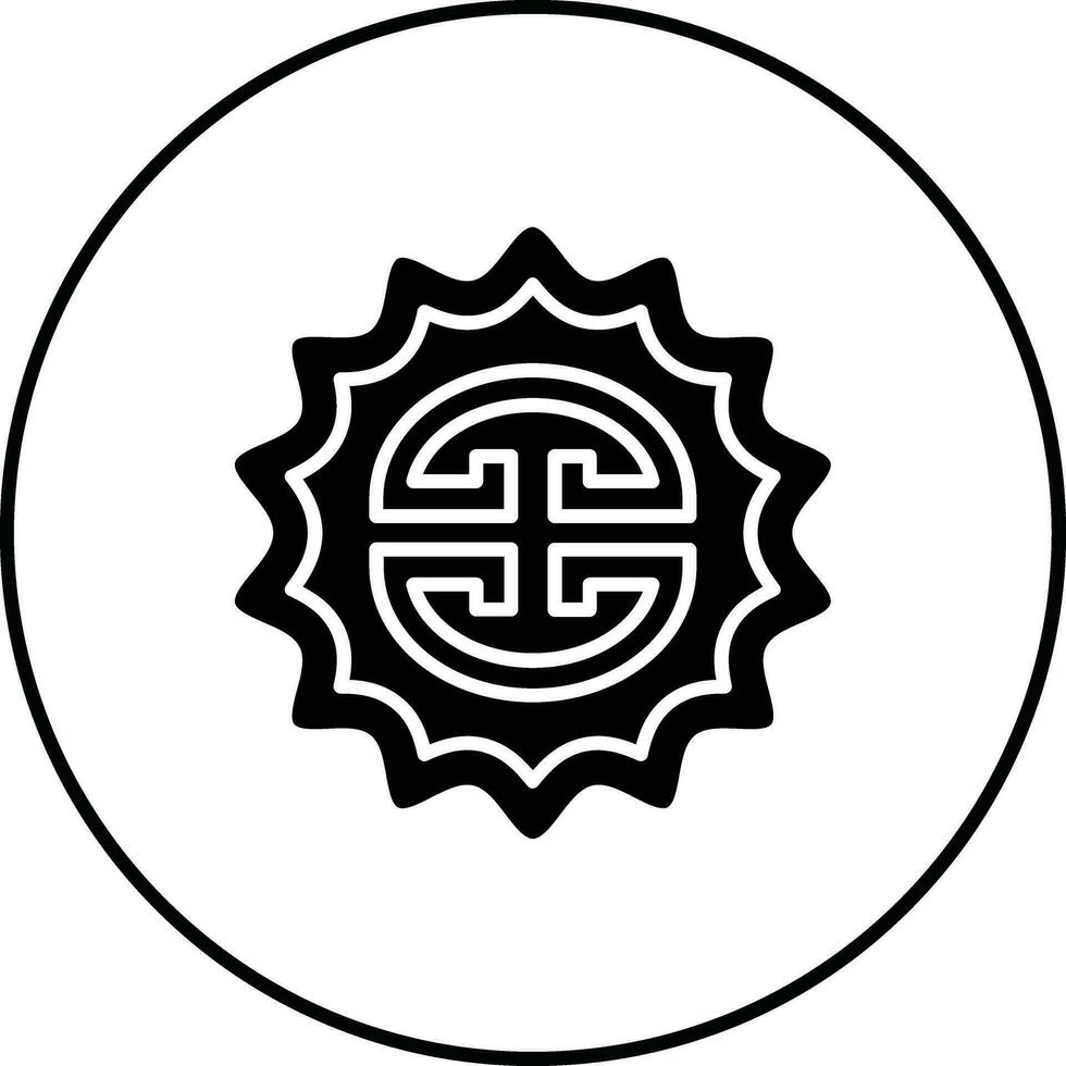 Moon Cake Vector Icon