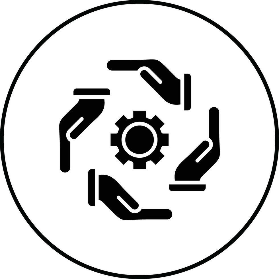 Team work Vector Icon