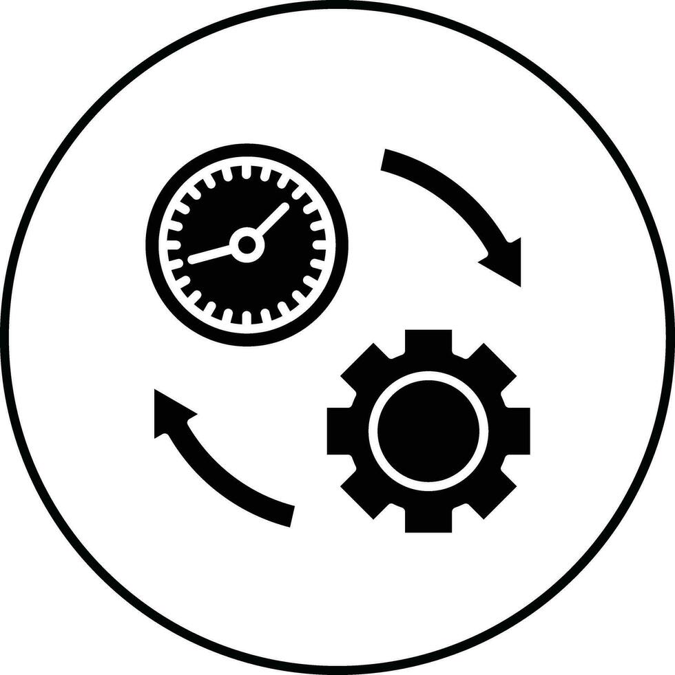 icono de vector de gestión de tiempo