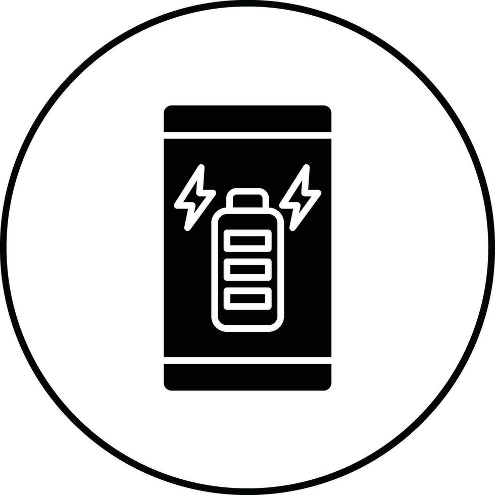 Battery Charging Full Vector Icon