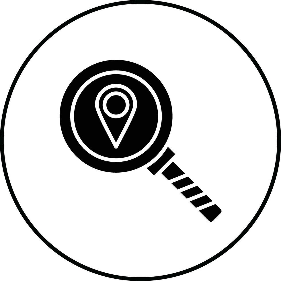 Location Searching Vector Icon