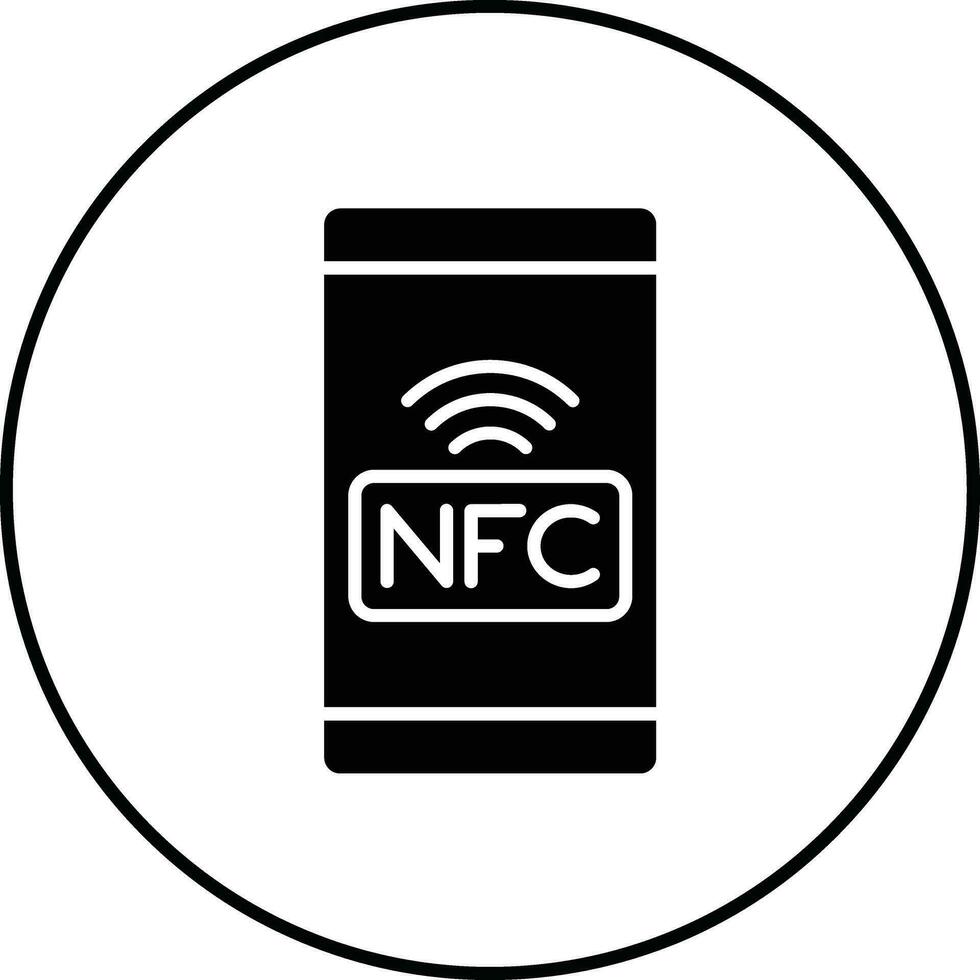 nfc vector icono