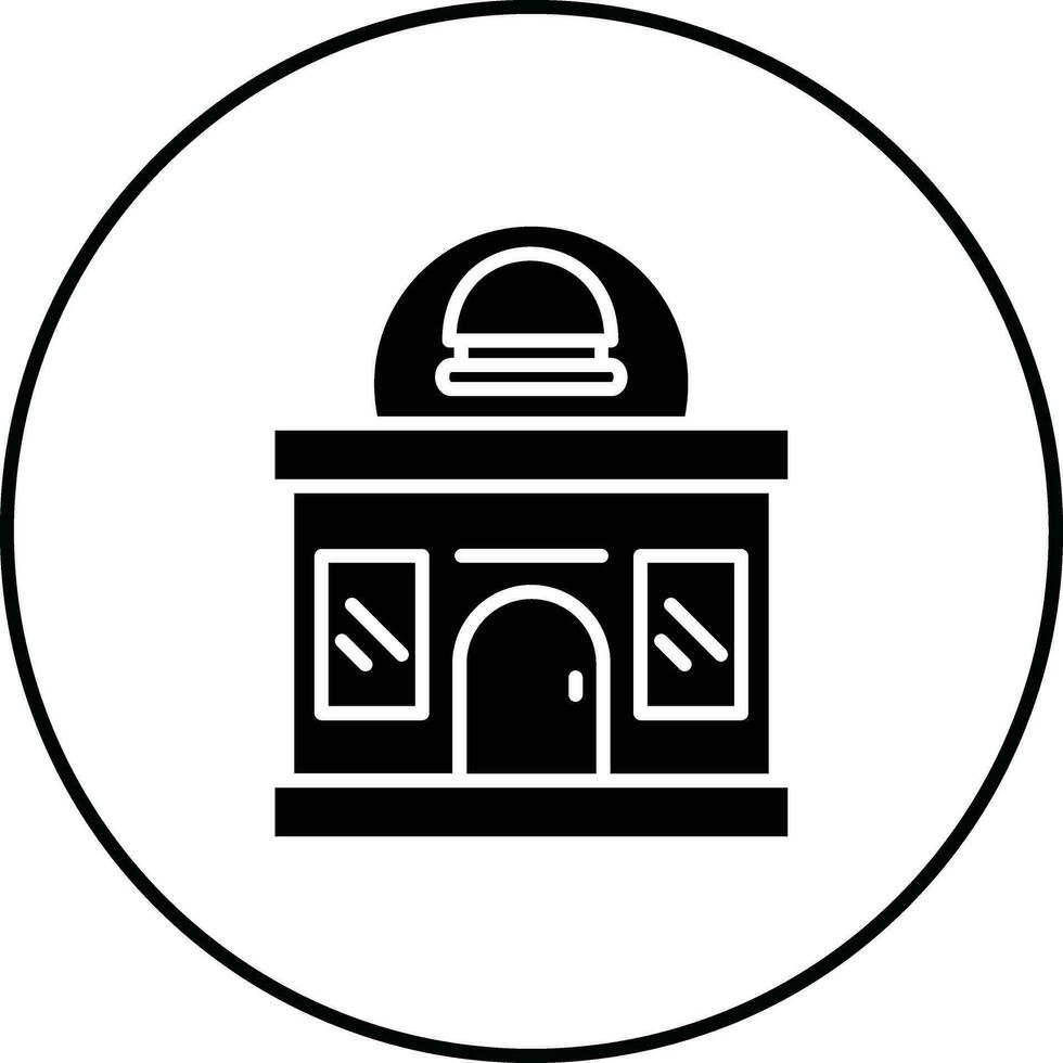 icono de vector de restaurante