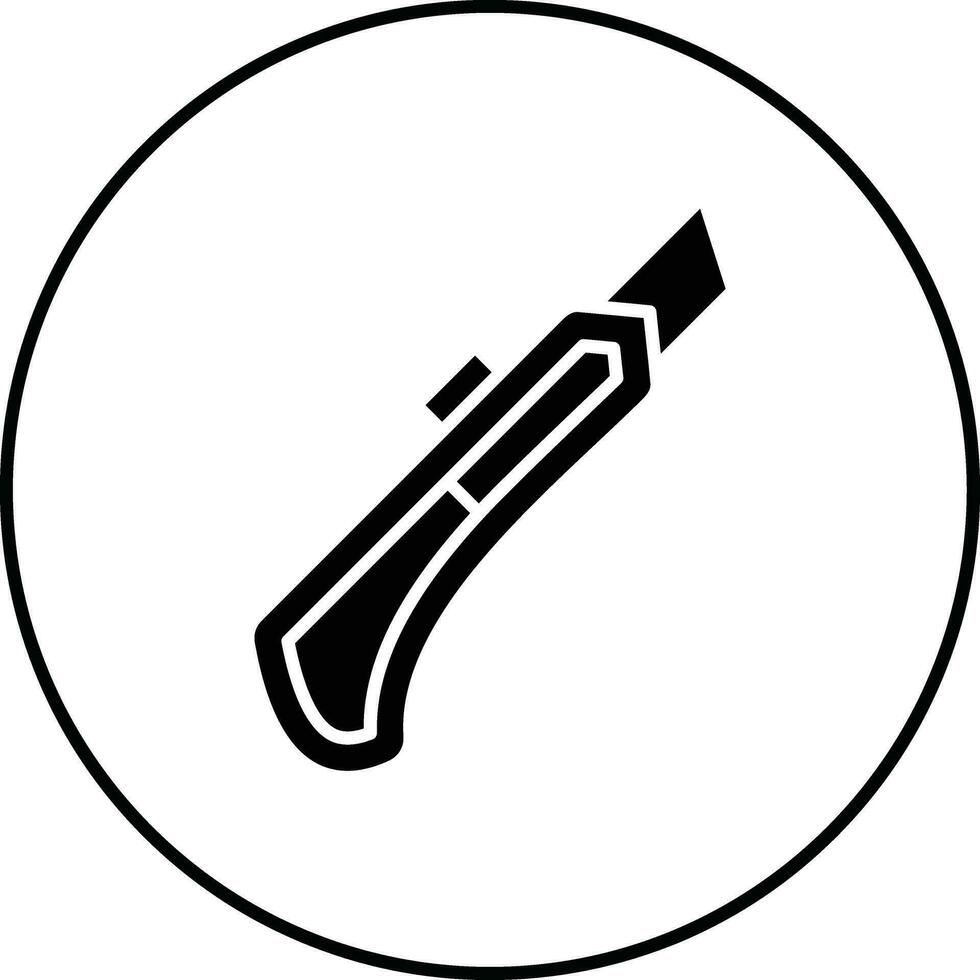 Utility Knife Vector Icon