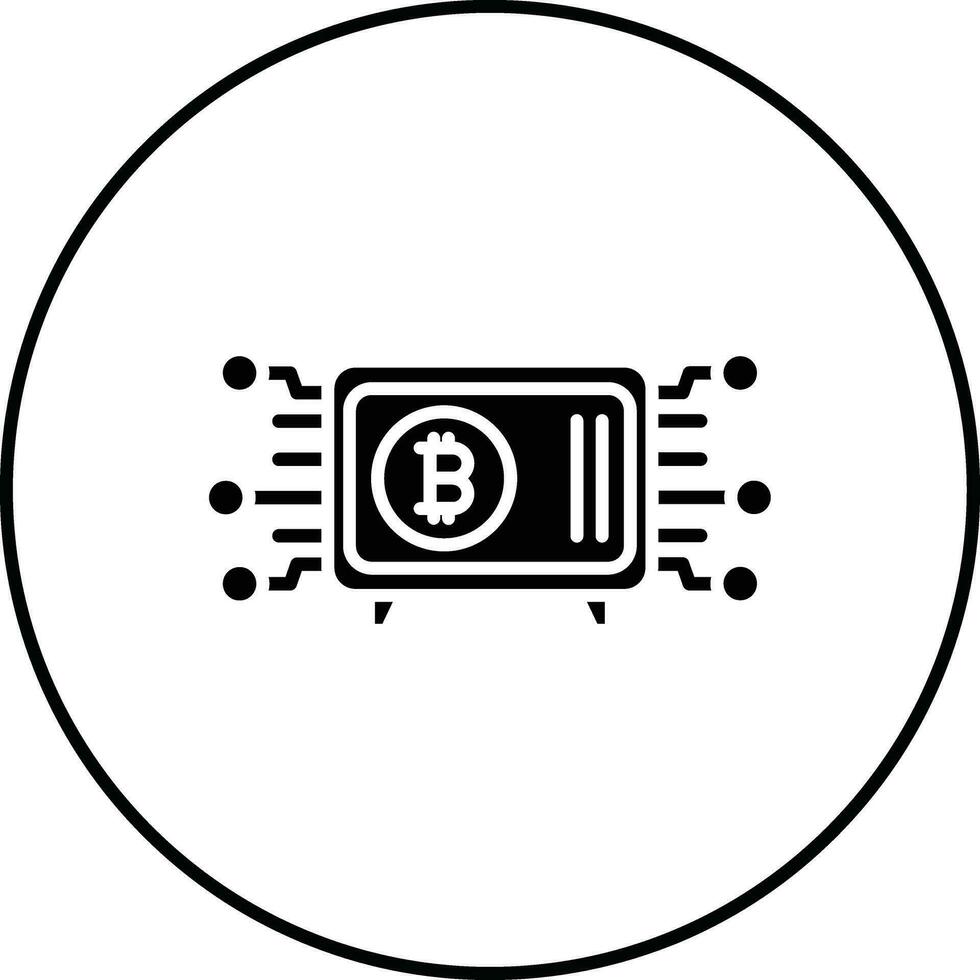 Crypto Vault Vector Icon