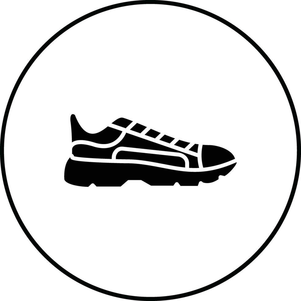 icono de vector de zapatos