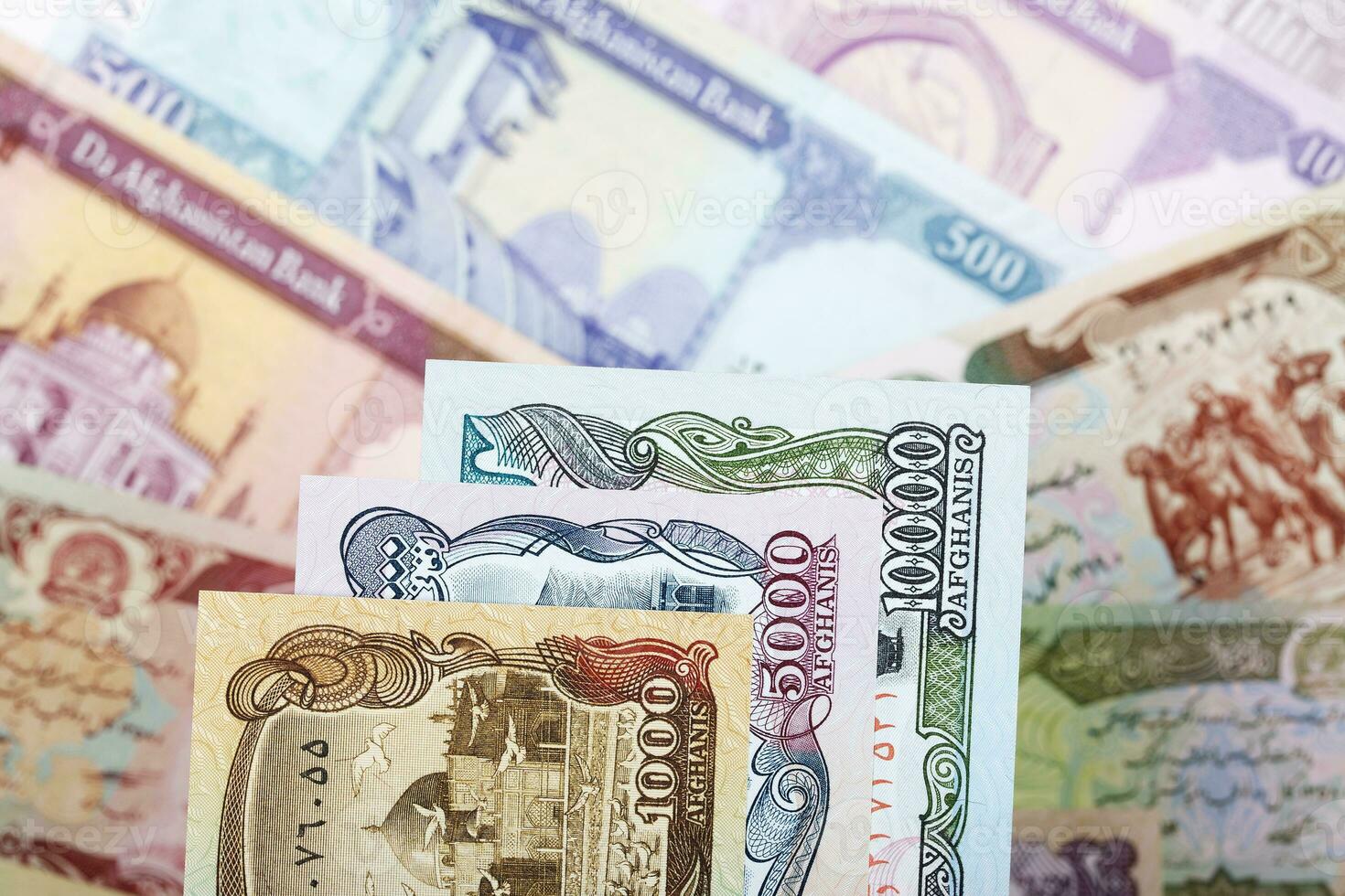 Afghan money a busines background photo