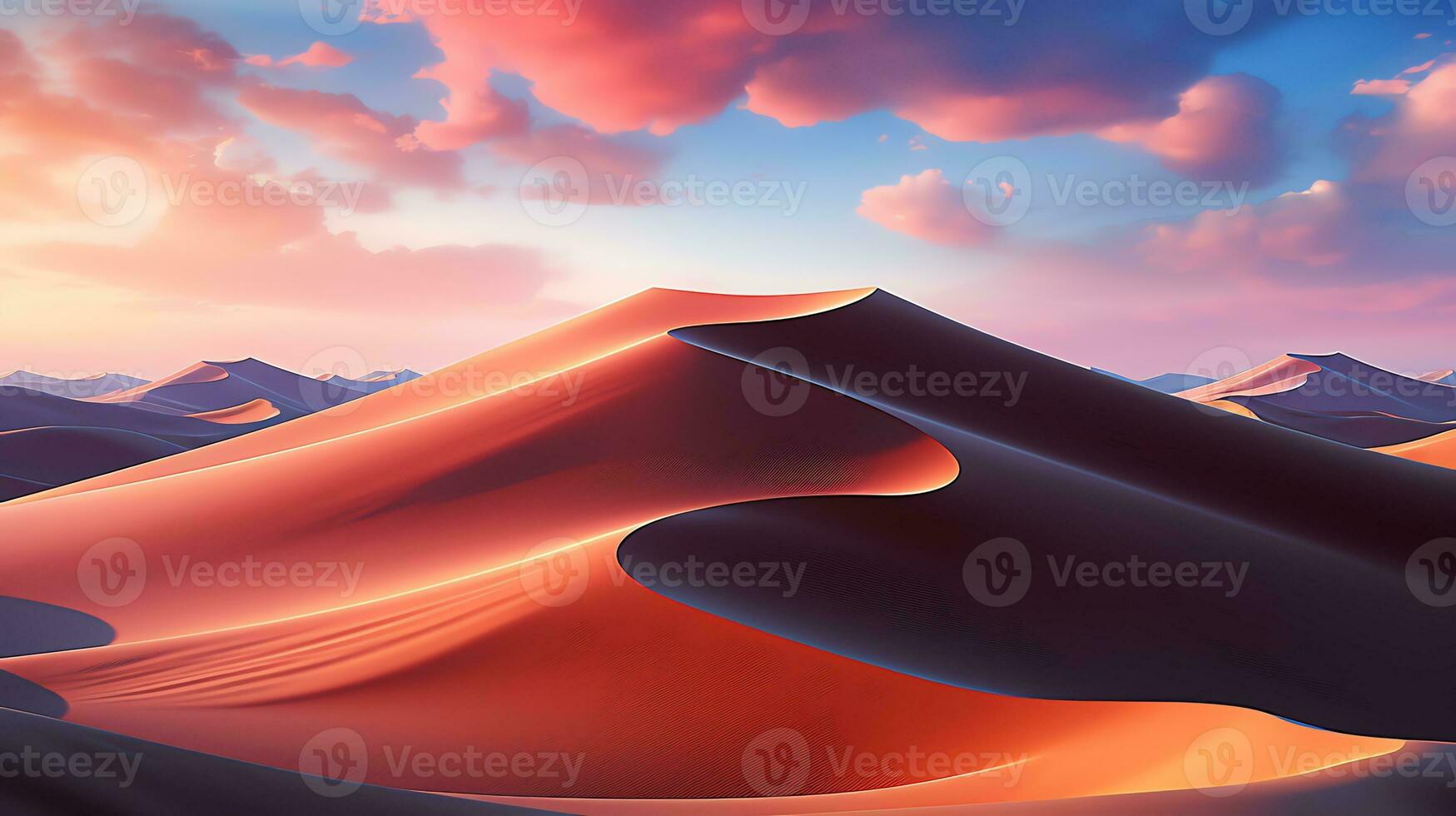 the beauty of nature AI Generative photo
