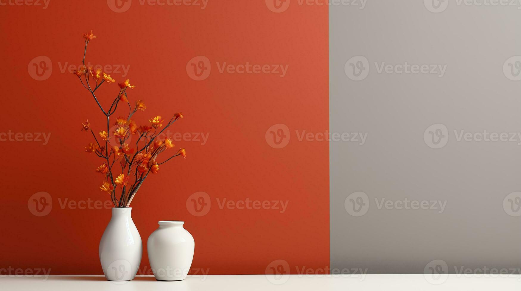 Minimalist background for product photography AI Generative photo