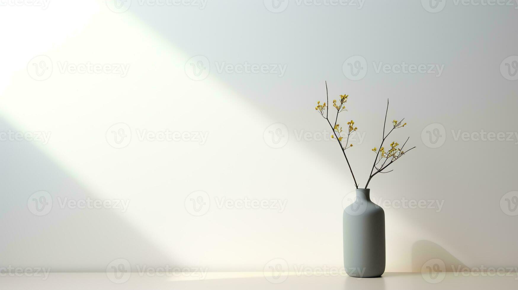 Minimalist background for product photography AI Generative photo