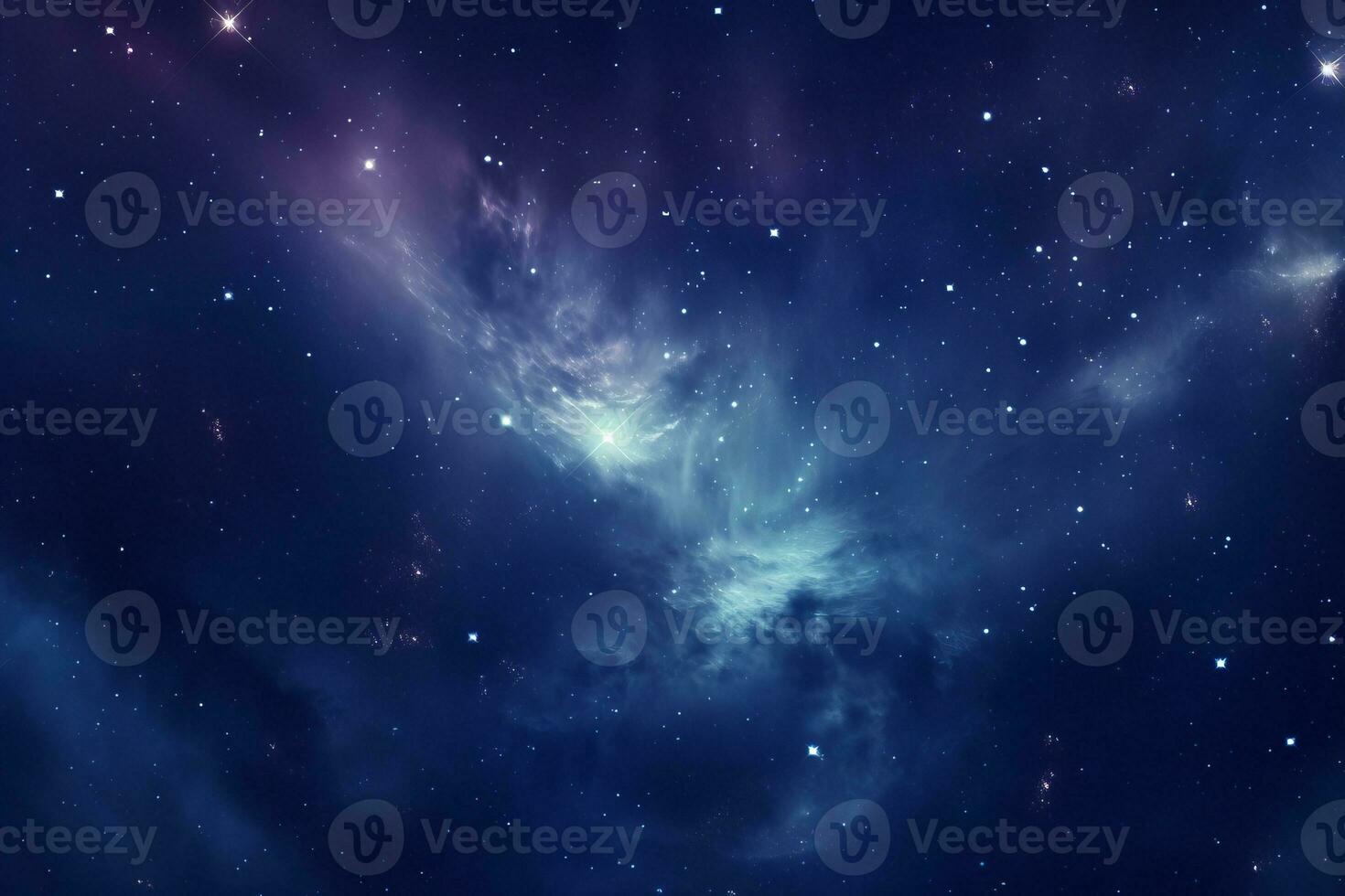 Celestial 3D Galaxies and Cosmic Rays. Generative AI photo