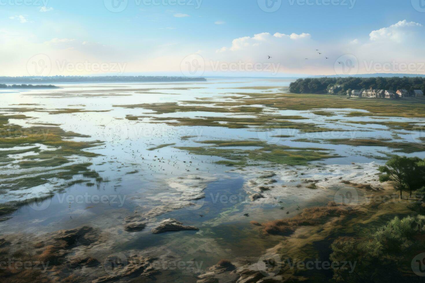 Expansive Estuary and Water Quality Monitoring. Generative AI 31579476