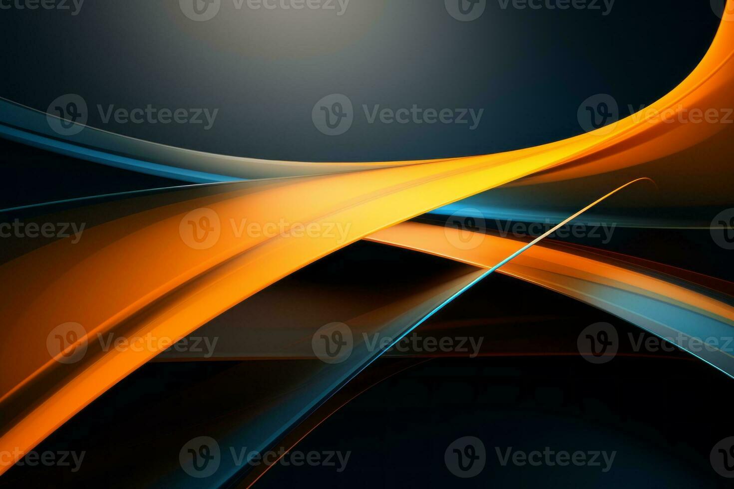 Dynamic Abstract Lines and Shapes Wallpaper. Generative AI photo