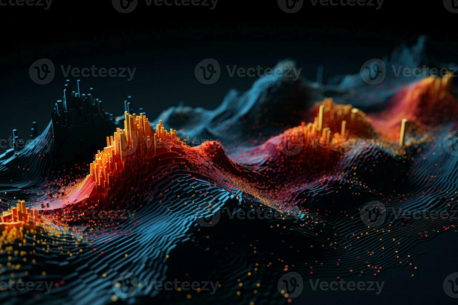 Dynamic 3D Data Streaming Viz. Generative AI photo