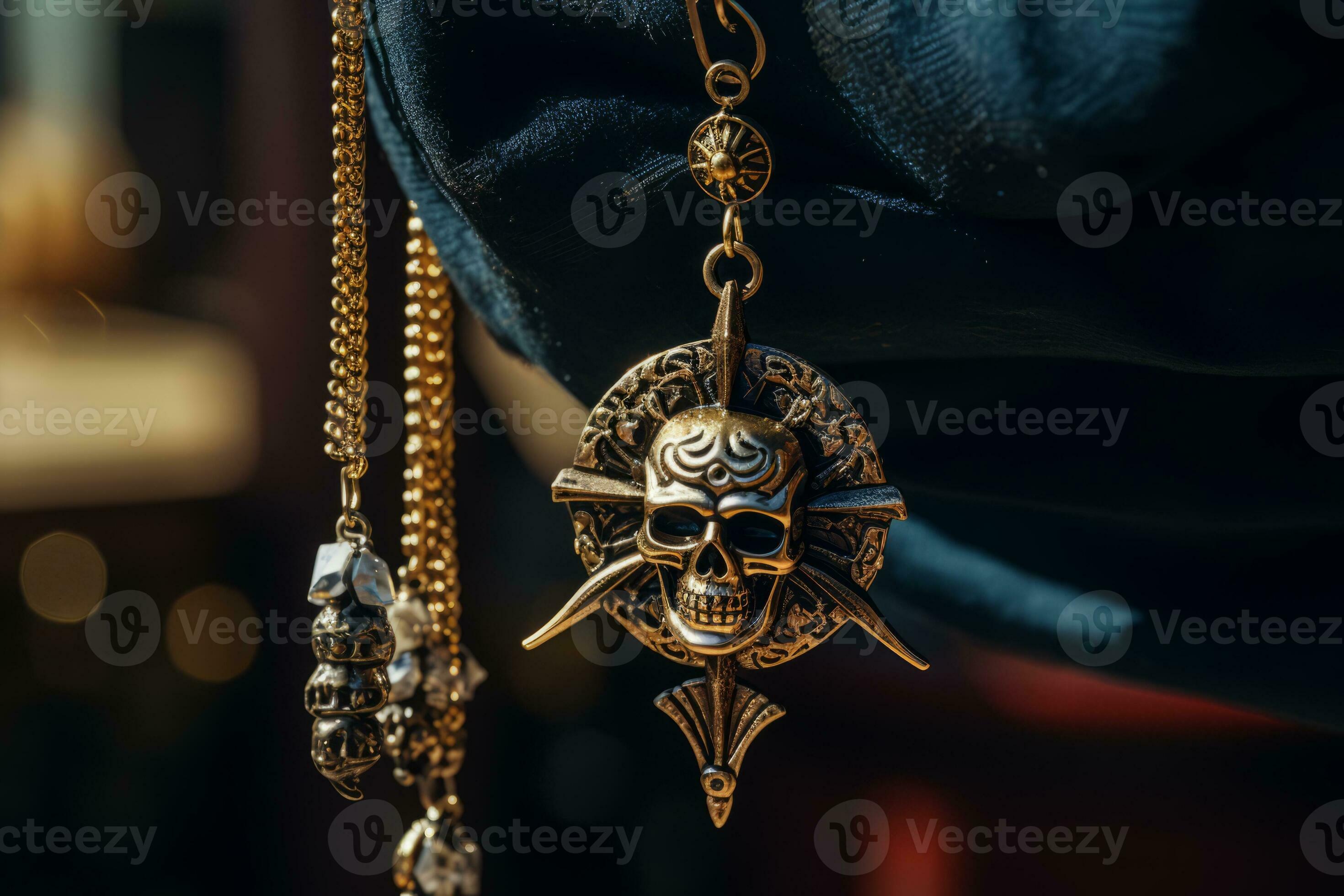 Pirate’s Jeweled Earring. Generative AI 31580771 Stock Photo at Vecteezy
