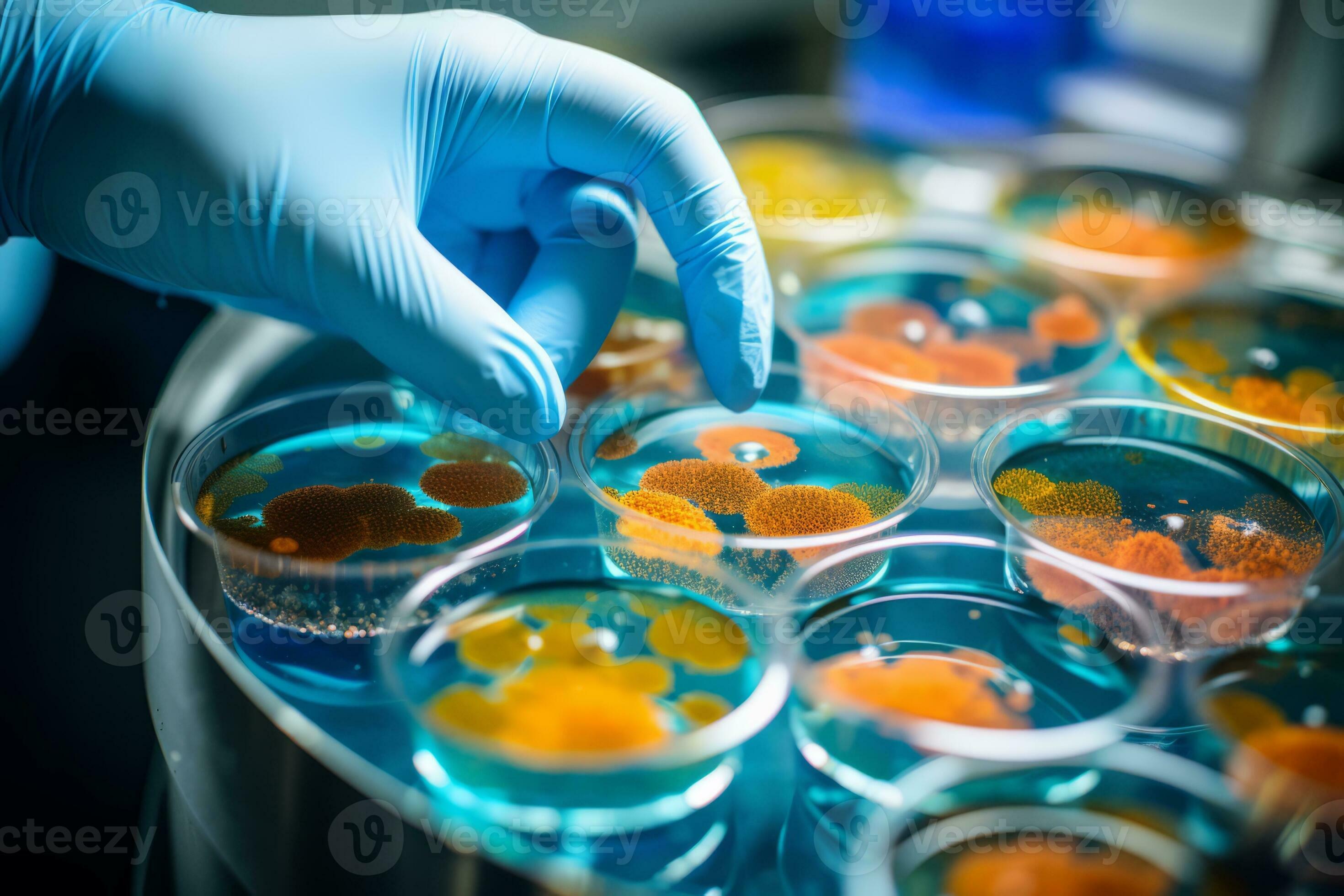 Coliform Bacteria Test for Water Quality. Generative AI 31580797 Stock